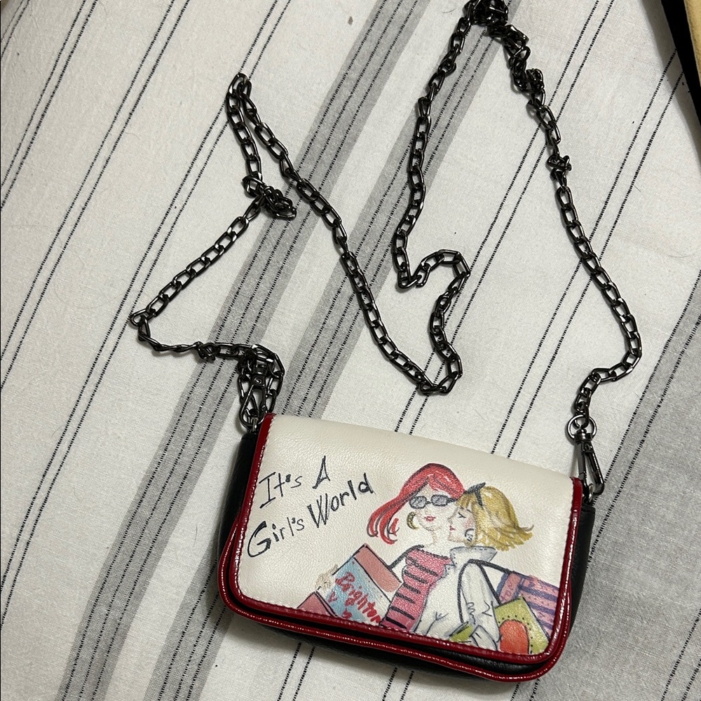 Brighton it’s a girls world Crossbody Bag w chain
